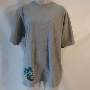 Mens Skaen Gray Blue Yellow Green 100% Cotton Graphic Tee T-Shirt XL